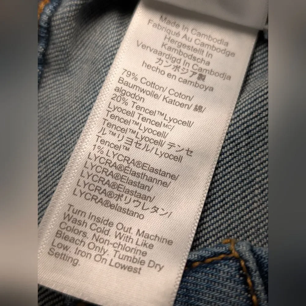 NWT J.Crew High-Rise Skinny Ankle Jeans 25 Button Fly Ripped Dark Wash Indie - Picture 6 of 11